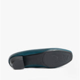 Boulevard MARIA Womens Low Block Heel Court Shoes Navy