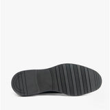 Hush Puppies STERLING Mens Leather Derby Shoes Black