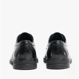 Hush Puppies STERLING Mens Leather Derby Shoes Black