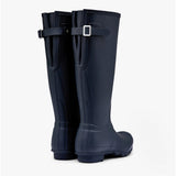 Hunter ORIGINAL TALL BACK ADJUSTABLE Womens Wellies Navy