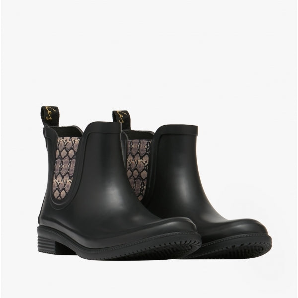 Joules RUTLAND Womens Rubber Ankle Wellies Black