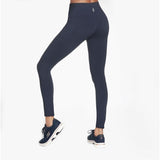 Skechers W03LG30B/NVY GOFLEX Womens Gym Leggings Blue Iris