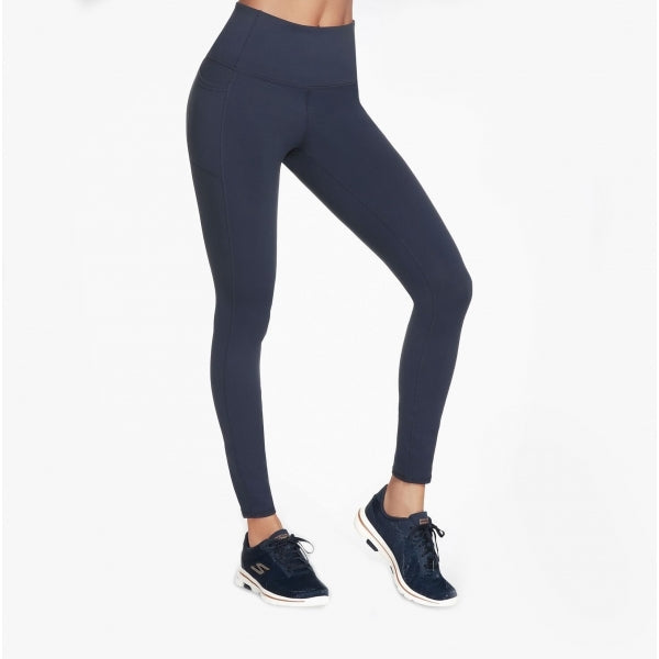 Skechers W03LG30B/NVY GOFLEX Womens Gym Leggings Blue Iris