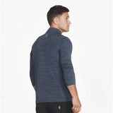 Skechers M2LT96/BLGY ON THE ROAD Mens 1/4 Zip Top Smoke Blue/Blue Iris