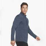 Skechers M2LT96/BLGY ON THE ROAD Mens 1/4 Zip Top Smoke Blue/Blue Iris
