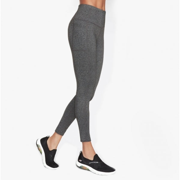 Skechers W03LG30B/GYS GOFLEX Womens Gym Leggings Charcoal Grey