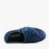 Jo & Joe DOREEN Womens Touch Fasten Slippers Navy