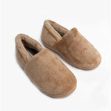 Black Country Shoes RITA Womens Full Slippers Chocolate