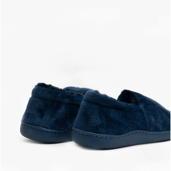 Black Country Shoes RITA Womens Slippers Navy