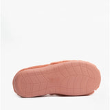 Black Country Shoes SHARON Womens Fluffy Full Slippers Mauve