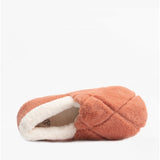 Black Country Shoes SHARON Womens Fluffy Full Slippers Mauve