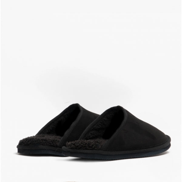 Jack & Jones DUDELY Mens Microfiber Mule Slippers Anthracite