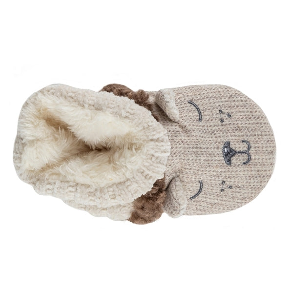 Totes Toasties LION Kids Wool Blend Bootie Slippers Multi