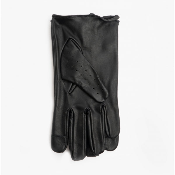 Jack & Jones DRIVER Mens Leather Driving Gloves Black