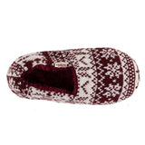 Totes Toasties FAIR ISLE Girls Mule Slippers Multi