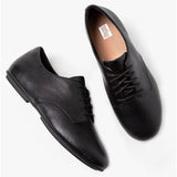 FitFlop ADEOLA LIZARD Womens Leather Derby Shoes All Black