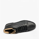 Harley Davidson WELDON SCRATCH Mens Leather Hiker Ankle Boots Black