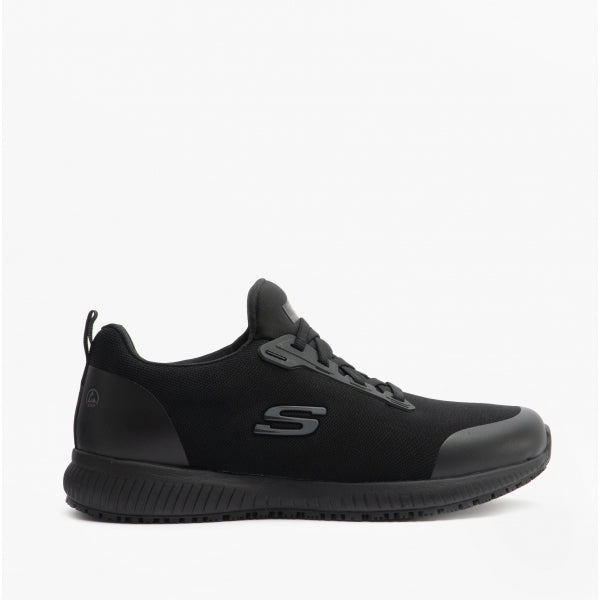 Skechers Work 200051EC SQUAD - MYTON SR Mens Occupational Trainers Black
