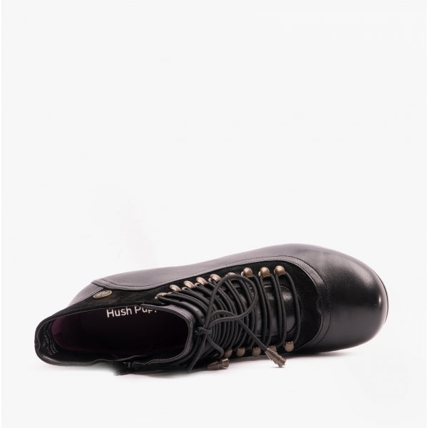 Hush Puppies VIVIANNA Womens Leather Boots Black