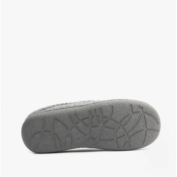 Jo & Joe SLIGO Mens Mule Slippers Grey