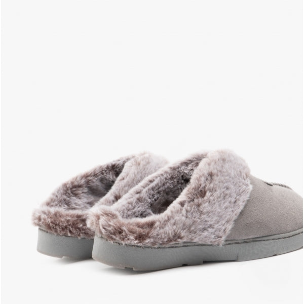 Jo & Joe SPLENDOUR Womens Mule Slippers Grey