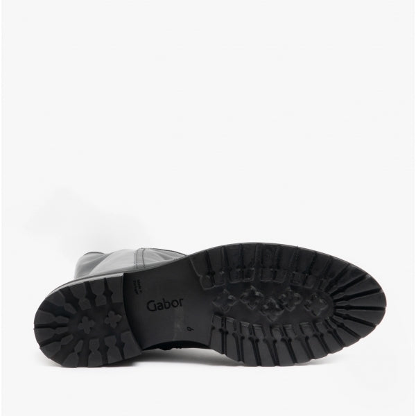 Gabor CABIN Womens Leather Tall Boots Black