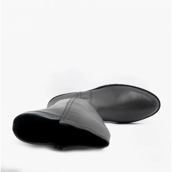 Gabor CABIN Womens Leather Tall Boots Black