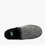 TOMS SAGE Womens Knitted Mule Slippers Black