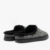 TOMS SAGE Womens Knitted Mule Slippers Black