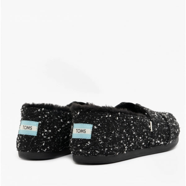 TOMS ALPARGATA Womens Boucle Espadrilles Black