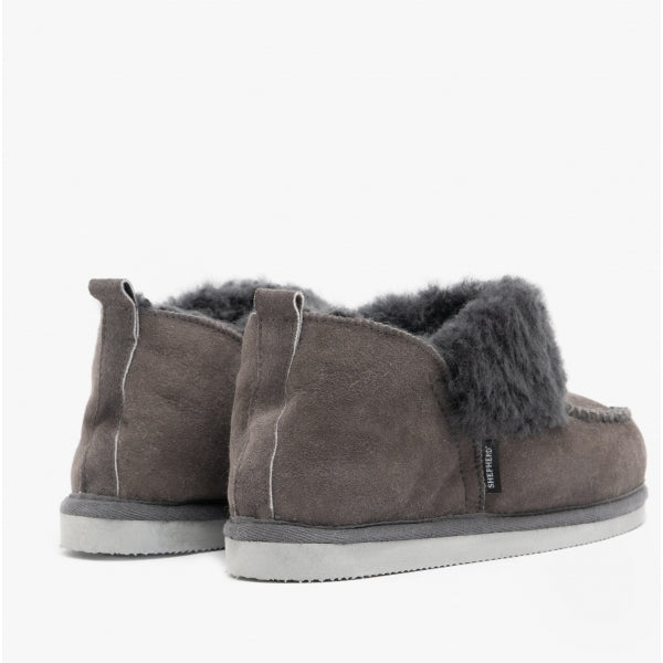 Shepherd ALBINA Womens Sheepskin Slipper Boots Asphalt