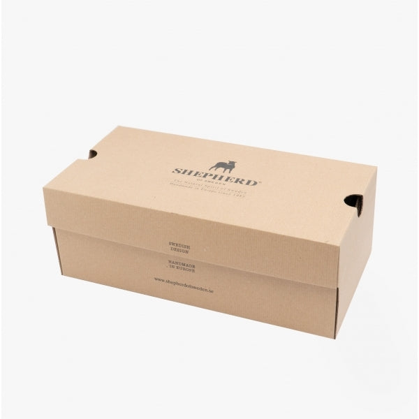 Shepherd ANTON Mens Sheepskin Slipper Boots Oiled Antique