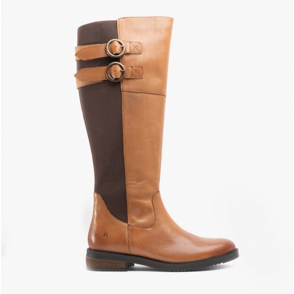 Hush Puppies CARLA Womens Leather Tall Boots Brown