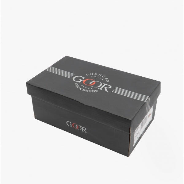 Goor GRANT JNR Boys Two Tone Brogues Dark Tan/Navy