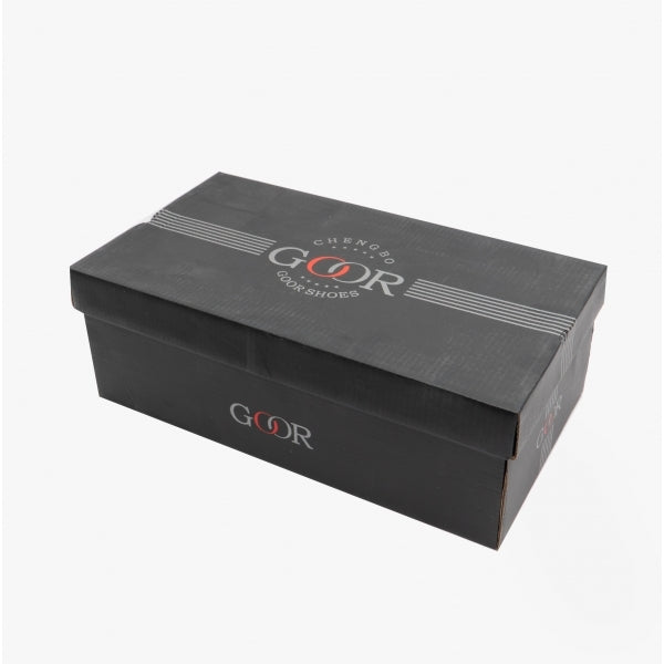 Goor FRANCIS Mens Oxford Lace Up Shoes Brown