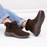 Skechers 144250/CHOC ON-THE-GO MIDTOWN SO PLUSH Womens Ankle Boots Chocolate