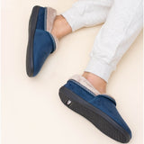 Padders MELLOW Womens (2E Fit) Full Slippers Denim Blue