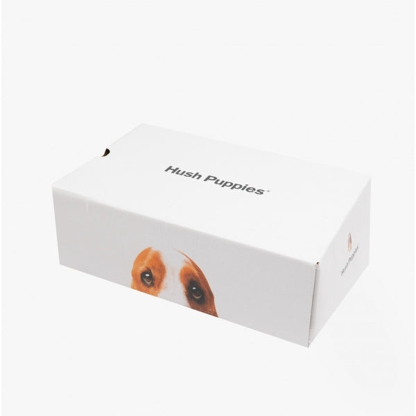 Hush Puppies SANTIAGO Mens Leather Oxford Brogue Shoes Brown