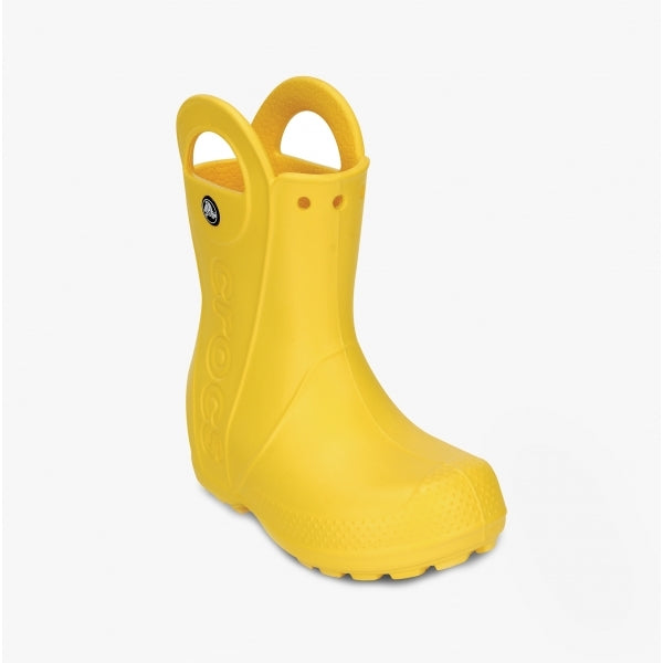 Crocs 12803-730 HANDLE IT RAIN BOOT Kids Wellies Yellow