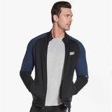 Skechers M3JA192/BLK SKECHTECH Mens Full Zip Jacket Bold Black
