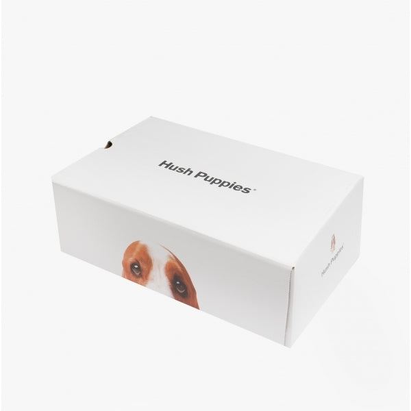 Hush Puppies STERLING Mens Leather Derby Shoes Tan