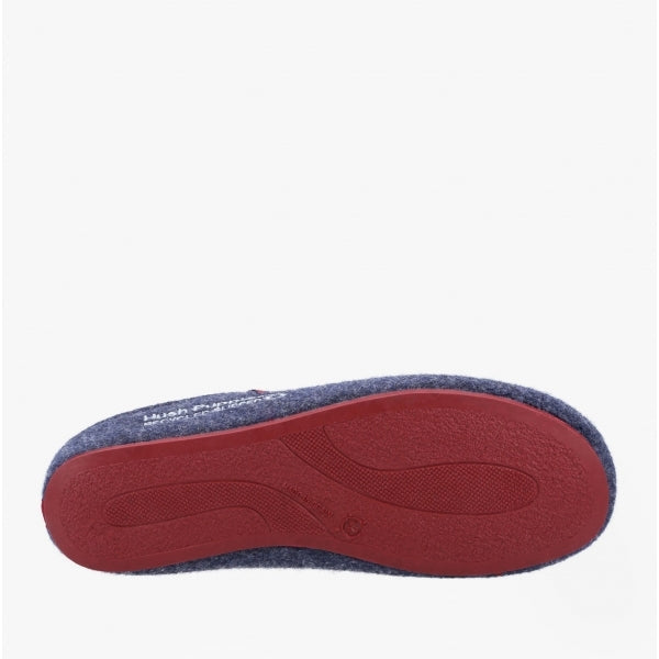Hush Puppies GOOD Mens Recycled Felt Mule Slippers Navy