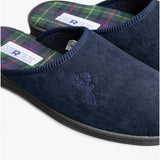 Mirak BUCK Mens Mule Slippers Navy