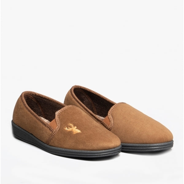 Mirak STAG Mens Slippers Tan