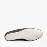 Cincasa Menorca MAHON Womens Leather Mule Slippers Black