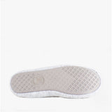 Totes Isotoner STRETCH TERRY BOW Womens Ballerina Slippers Grey