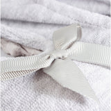 Totes Isotoner STRETCH TERRY BOW Womens Ballerina Slippers Grey