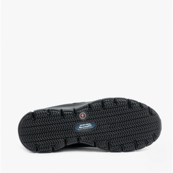 Skechers Work 76550EC SURE TRACK TRICKEL SR Womens Occupational Shoes Black