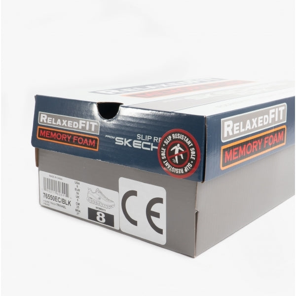 Skechers Work 76550EC SURE TRACK TRICKEL SR Womens Occupational Shoes Black