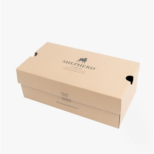 Shepherd JESSICA Womens Sheepskin Mules Chestnut/Leopard